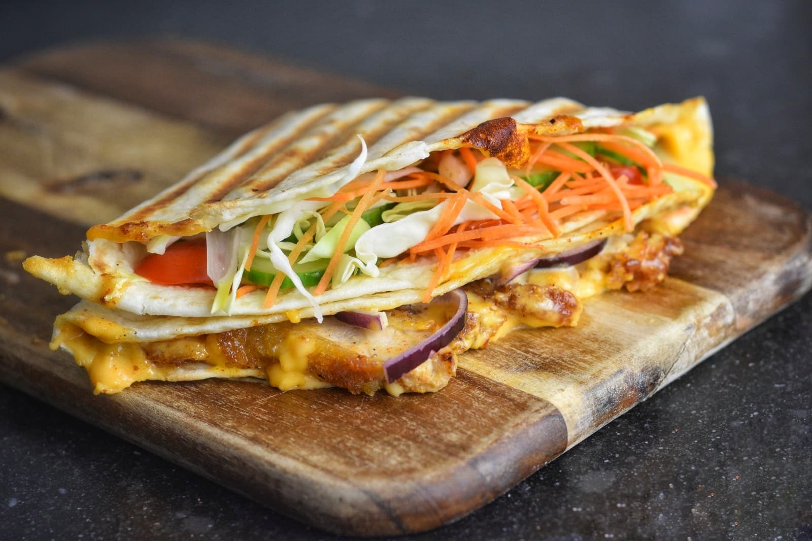 Crispy chicken wrap